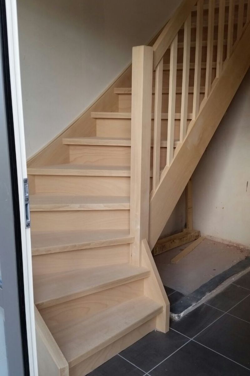 houten trap model Modest