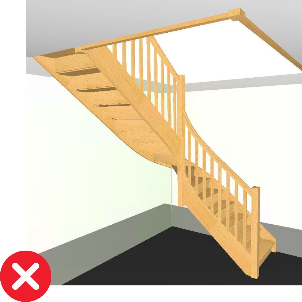 standaard verdrijving trap, zonder de Stradivarius methode, kwartslag