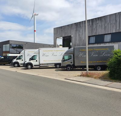 Trappenmakerij Wim Van Loon, levering in gans België en Nederland
