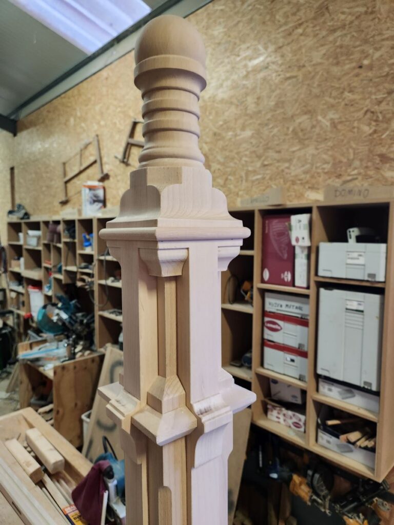 Trappaal namaken met CNC,resultaat,trap in Zwolle