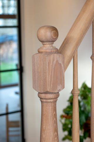 houten trap,landelijk,model serenity,trappenmaker,kalmthout,trappenmakerij wim van loon