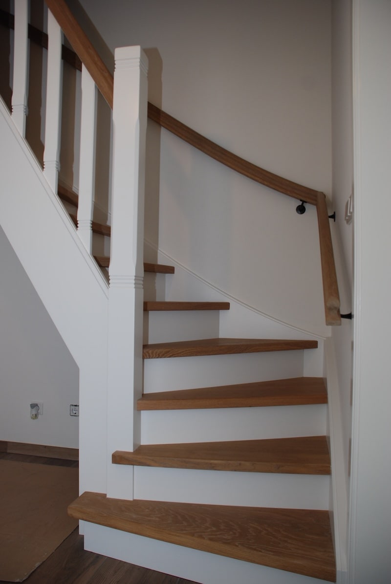 trapstijl,jaren 30 trap,houten trap,cottage trap,Hoeven,nederland